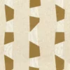yellow striped embroideried fabric from Camengo