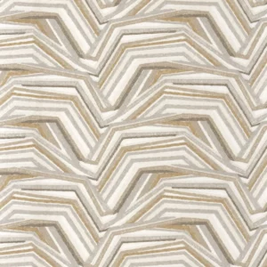 neutral contemporary embroideried fabric from Camengo