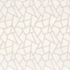 neutral geometric embroideried fabric from Camengo