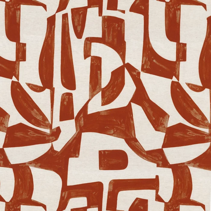 Miwok Fabric - Terracota swatch