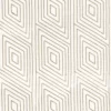neutral geometric embroideried fabric from Camengo