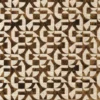 brown geometric cotton fabric from Camengo