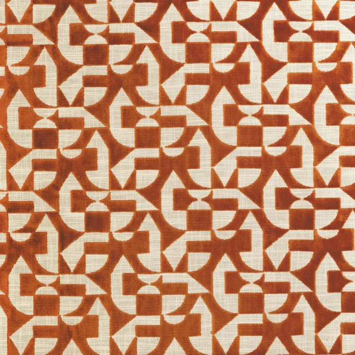 Lonato Fabric - Terracota swatch