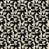 black-grey geometric cotton fabric from Camengo