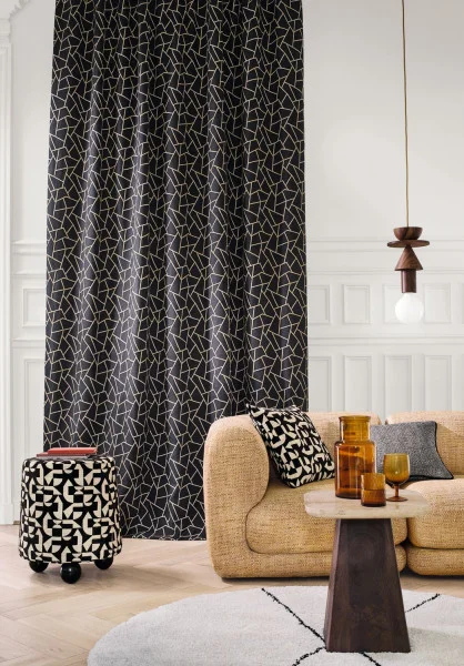 Anoki Fabric - Noir by Anoki Fabric - Noir from