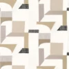 neutral contemporary embroideried fabric from Camengo