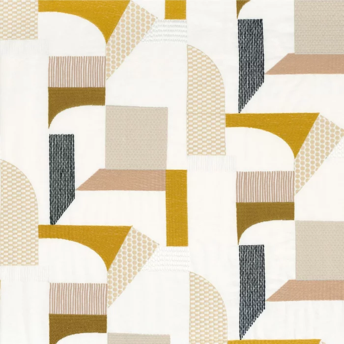 Boomerang Fabric - Safran swatch
