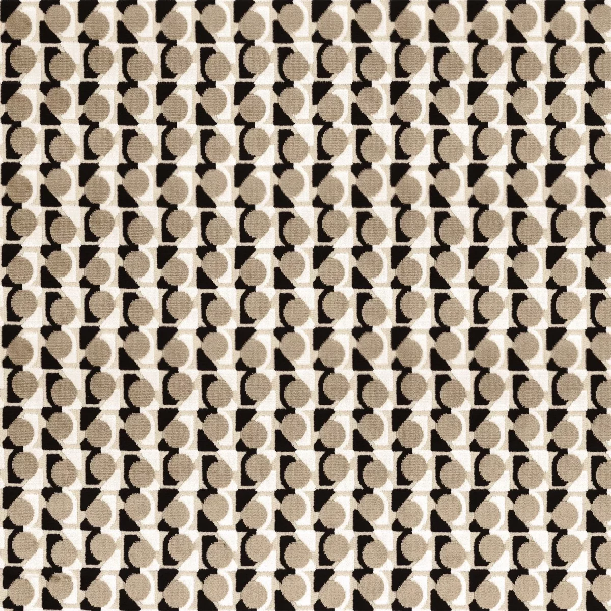 neutral spotted jacquard fabric from Camengo