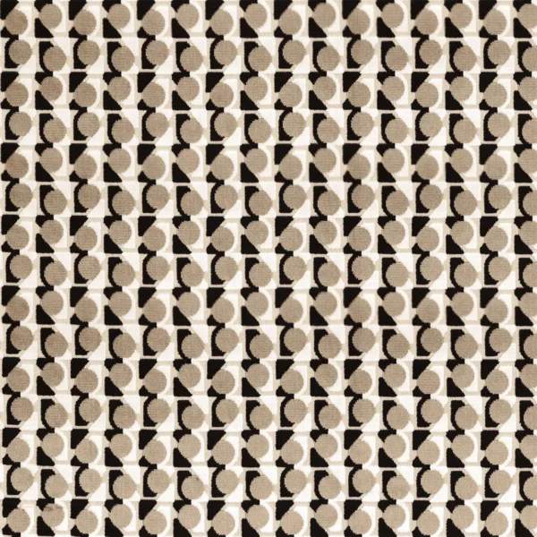 Capsule Fabric - Beige by neutral spotted jacquard fabric from Camengo