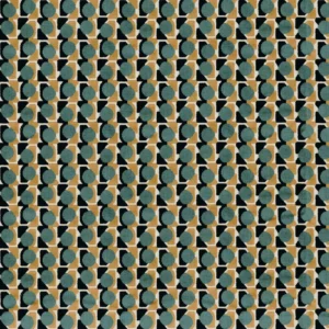 green spotted jacquard fabric from Camengo