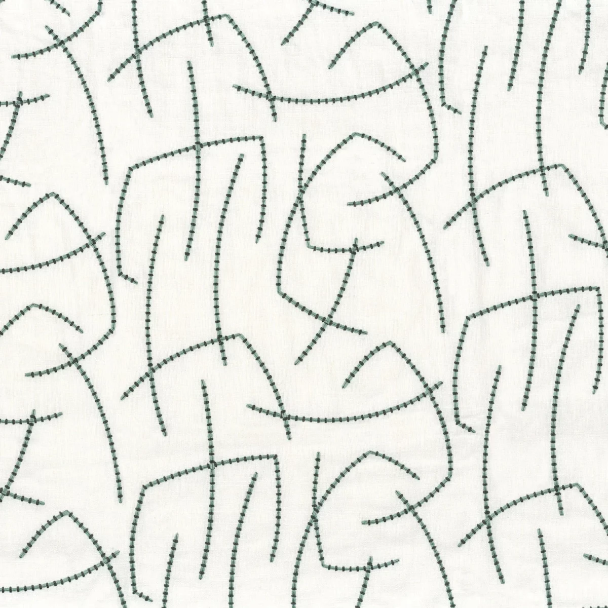 Napo Fabric - Givre by blue misc embroideried fabric from Camengo