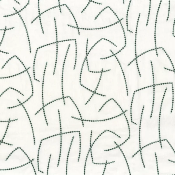 Napo Fabric - Givre by blue misc embroideried fabric from Camengo