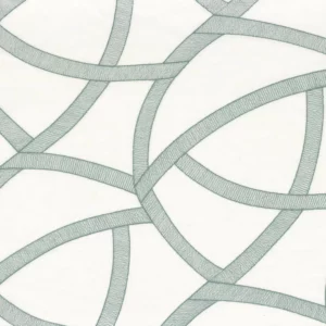 blue misc embroideried fabric from Camengo