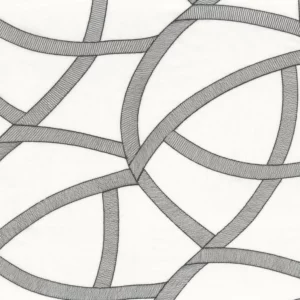 black-grey misc embroideried fabric from Camengo