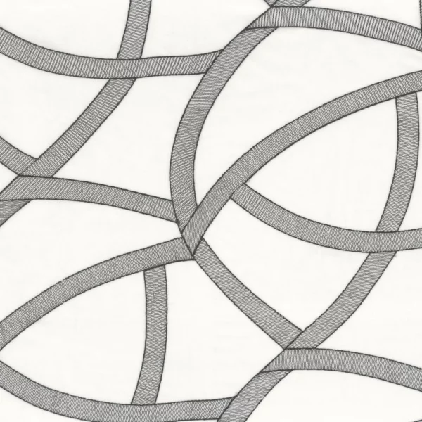 Faisceau Fabric - Carbone by black-grey misc embroideried fabric from Camengo