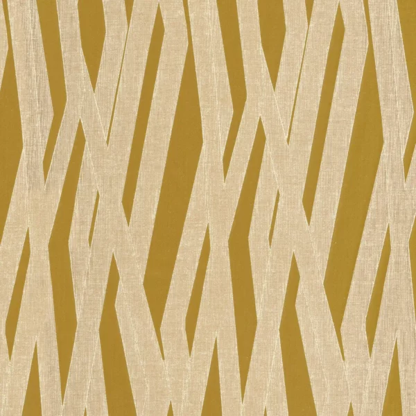 Gravite Fabric - Safran by yellow misc jacquard fabric from Camengo