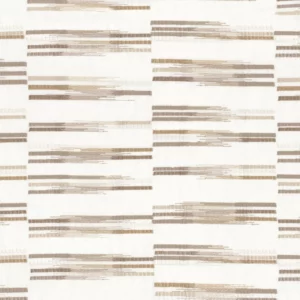 neutral striped embroideried fabric from Camengo