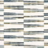blue striped embroideried fabric from Camengo