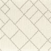 white geometric jacquard fabric from Camengo