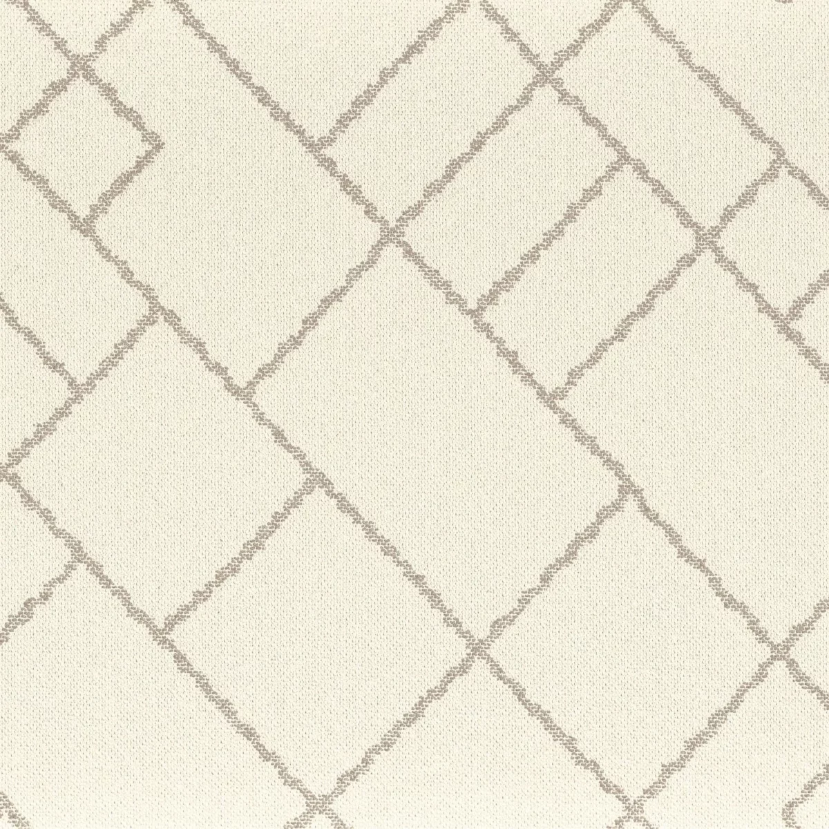 Lapili Fabric - Craie by white geometric jacquard fabric from Camengo