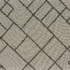 black-grey geometric jacquard fabric from Camengo
