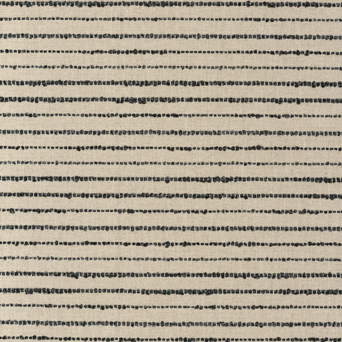 Hekla Fabric - Ardoise by black-grey striped misc fabric from Camengo