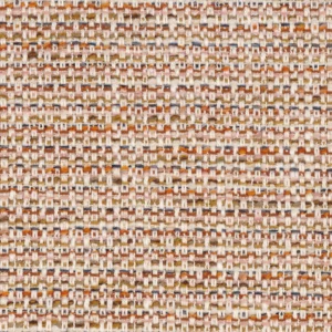 orange plain woven fabric from Camengo