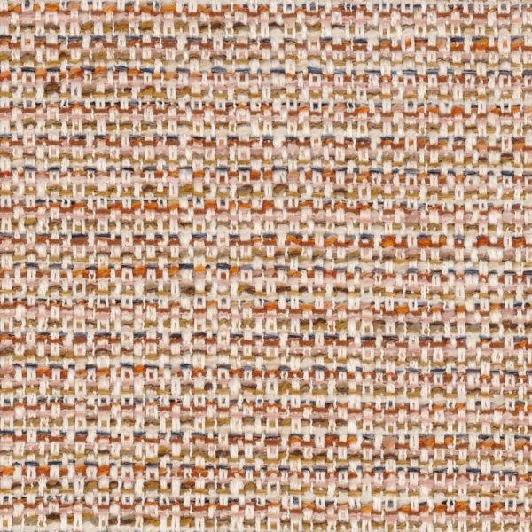 orange plain woven fabric from Camengo