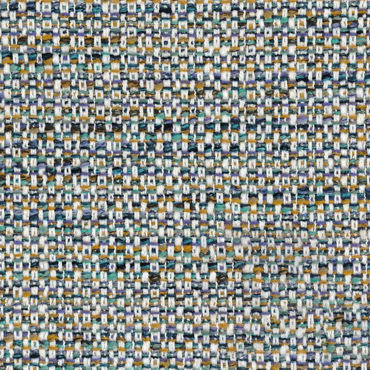 Navajo Fabric - Indigo by multicolour plain woven fabric from Camengo