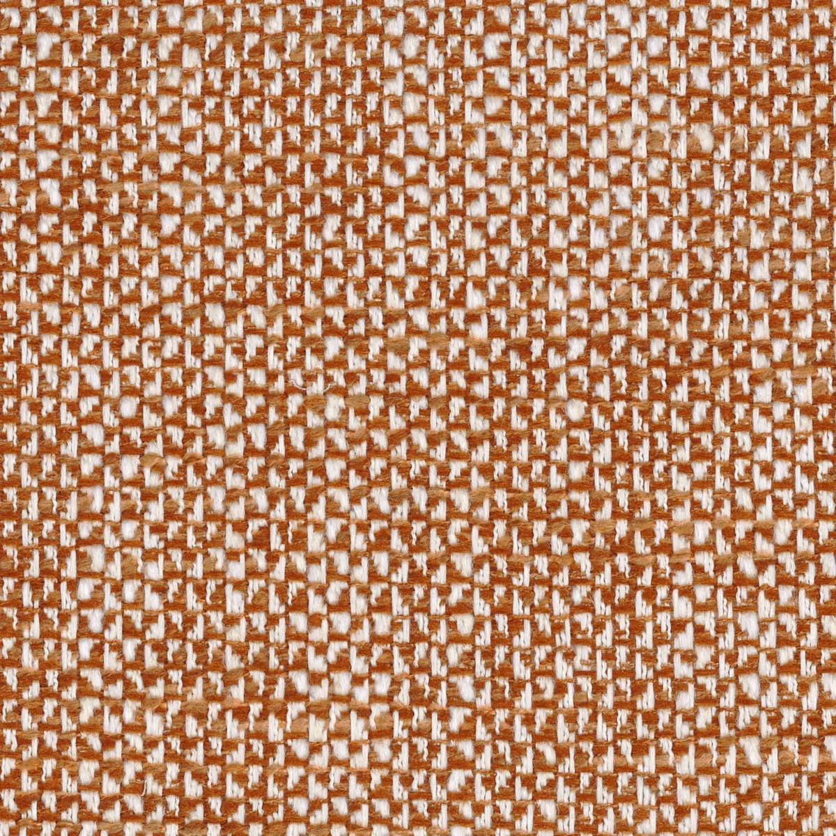 Sioux Fabric - Terracotta by orange plain woven fabric from Camengo