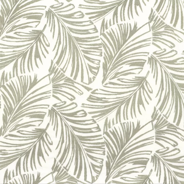 green botanical embroideried fabric from Camengo