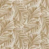 brown botanical embroideried fabric from Camengo