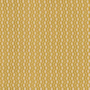 yellow spotted jacquard fabric from Camengo