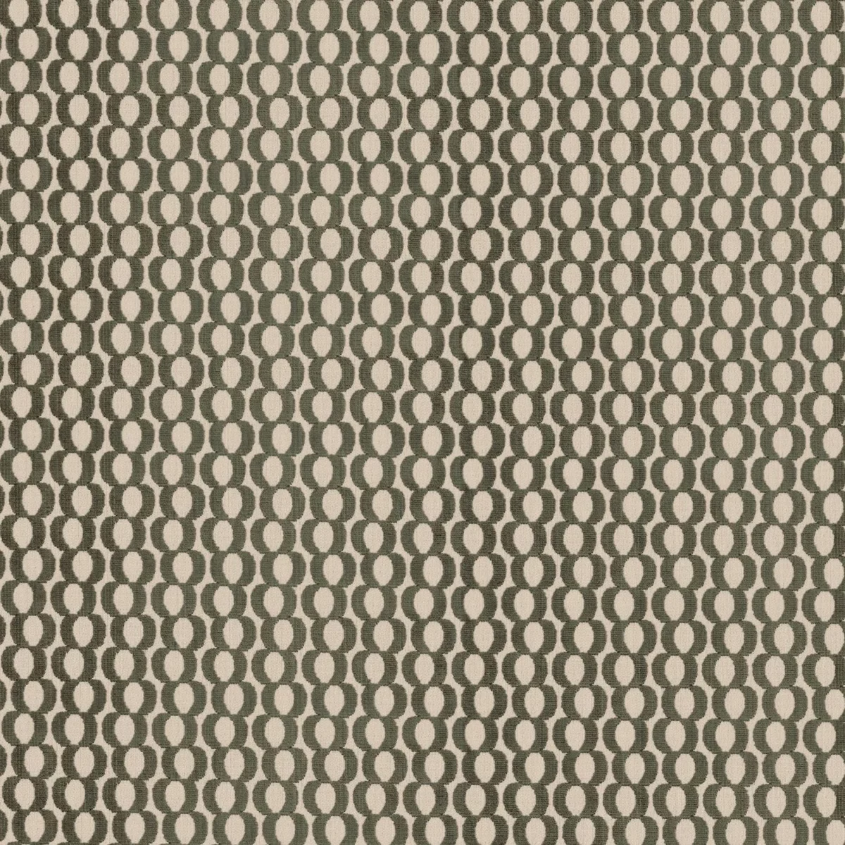 Bulbille Fabric - Olive by green spotted jacquard fabric from Camengo