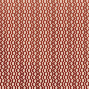 red spotted jacquard fabric from Camengo