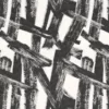 black-grey contemporary jacquard fabric from Camengo