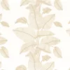 neutral botanical embroideried fabric from Camengo
