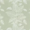 green botanical embroideried fabric from Camengo