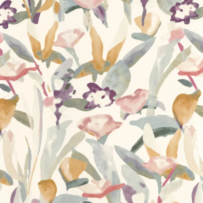 Floraison Fabric - Parme swatch