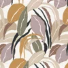 multicolour botanical embroideried fabric from Camengo