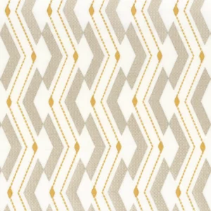 neutral striped embroideried fabric from Camengo