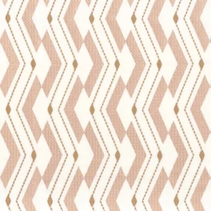 pink striped embroideried fabric from Camengo