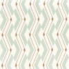 blue striped embroideried fabric from Camengo