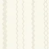 white striped embroideried fabric from Camengo