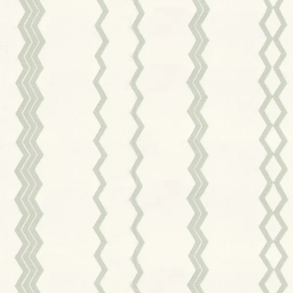 Azteque Fabric - Celadon by blue striped embroideried fabric from Camengo