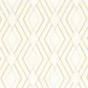 yellow geometric embroideried fabric from Camengo