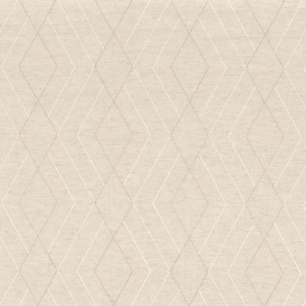 Condor Fabric - Lin by neutral geometric embroideried fabric from Camengo