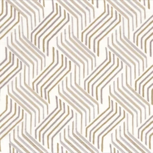 neutral retro embroideried fabric from Camengo