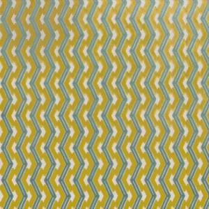 green striped velvet-chenille fabric from Camengo