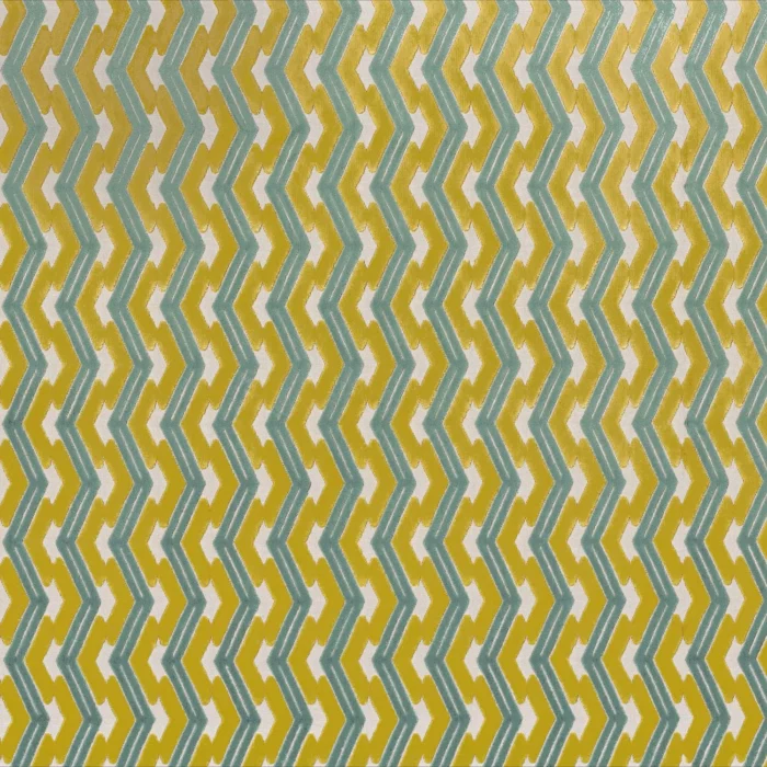 Incas Velvet Fabric - Safran swatch